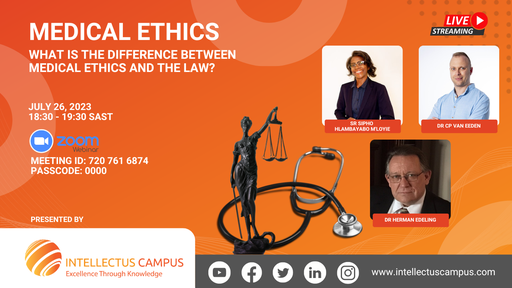 Medical Ethics: "what is the difference between Medical Ethics and the law?"